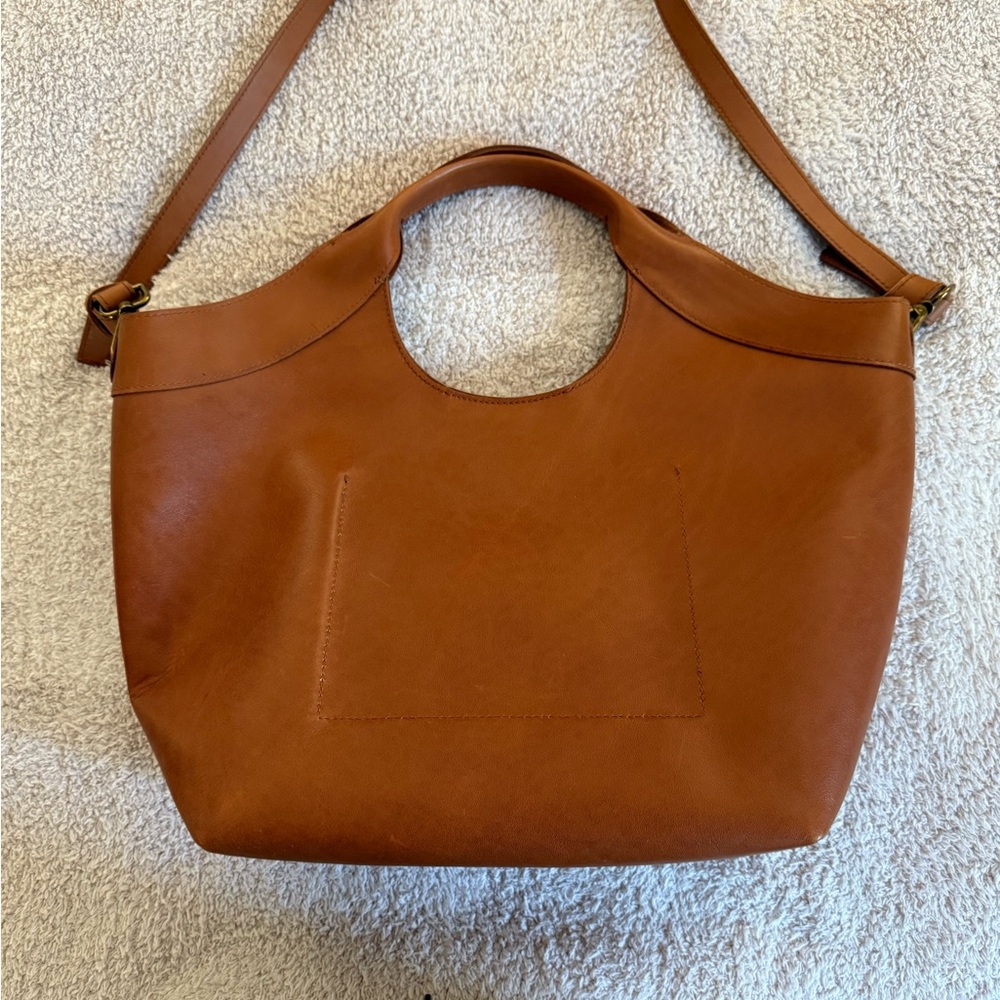 Madewell leather tote NEW